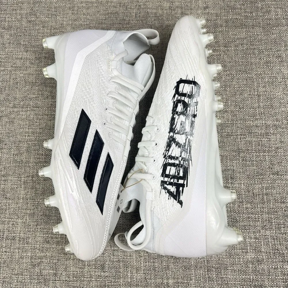 Adidas Adizero Primeknit White Football Cleats Men's 12.5 HP8860